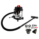 5 Gallon Steel Stainless Wet/Dry Canister Vac Shop Vacuum Cleaner 1800W