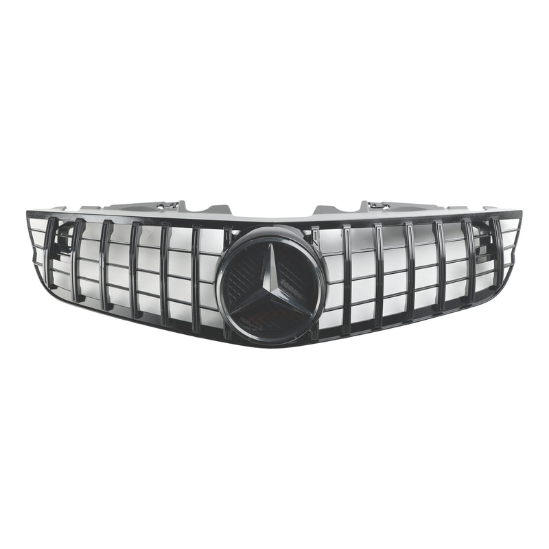 Front Bumper Upper Grill Fit Mercedes SL-Class R230 SL550 SL600 2009-2012