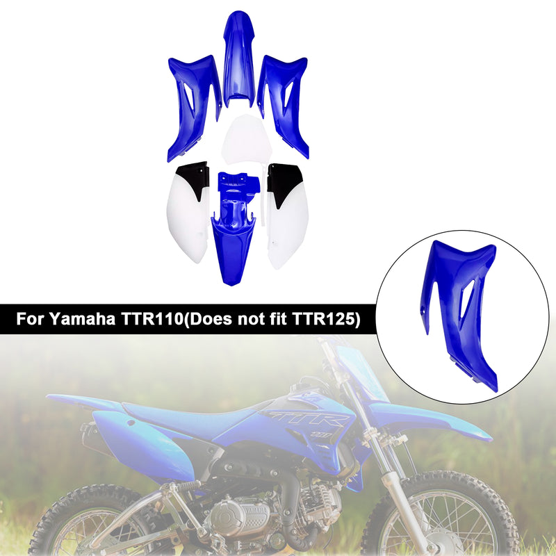 Body Plastic Kit Fender Fairing For Yamaha TTR110 DIRT BIKE