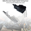 2022-2025 Yamaha XSR900 Belly Pan Lower Engine Spoiler Fairing Cover