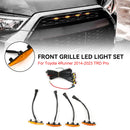 Toyota 4Runner 2014-2023 TRD Pro 4PCS Plastic Car Grille LED Lights Light