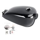 Black Cafe Racer Bobber Gas Tank Motorcycle Fuel Retro Classic For Suzuki GN125