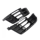 2X Original Car Front Bumper Fog Light Grilles For Audi Q7 S-Line 2016-2019