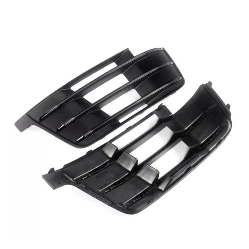 2X Original Car Front Bumper Fog Light Grilles For Audi Q7 S-Line 2016-2019