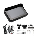 Wireless Gps Carplay 1080P Recorder 7" Universal For Scooter Motorcycles