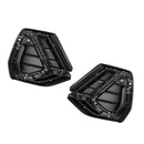 2PCS Gloss Black Front Bumper Grille Cover Fit Audi Q3 S-Line 2019-2022