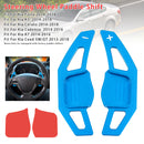 Steering Wheel Paddle Shifter Extension For Kia Forte Cadenza Aluminium Blue