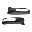 VW Polo 6R 2014-2017 Pair Front Bumper Fog Light Cover Grill Grille