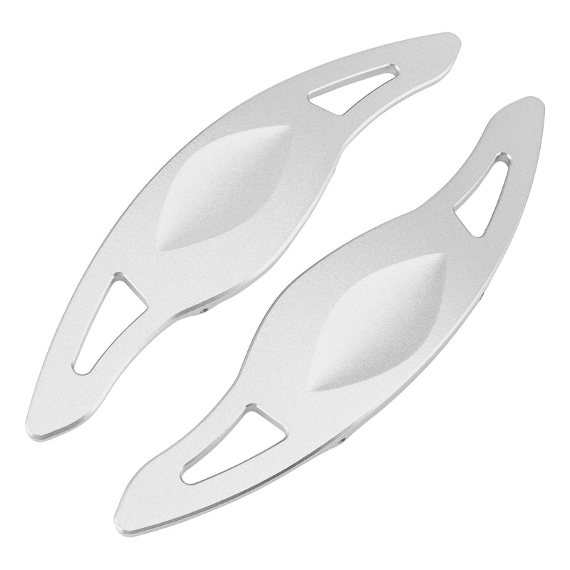 Steering Wheel Paddle Shifter Extension For Audi RS5 RS3 TT RS Aluminium Silver