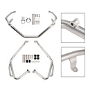 2025+ Honda X-Adv 750 Upper Lower Kit Engine Guard Frame Crash Bar Silver