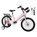16"/18" Kids Bike for Boys and Girls with auxiliary wheels & Rack & Basket