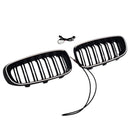 2013-2019 Fit BMW 3 Series F34 GT Dual Slat Front Bumper Grille Gloss Black