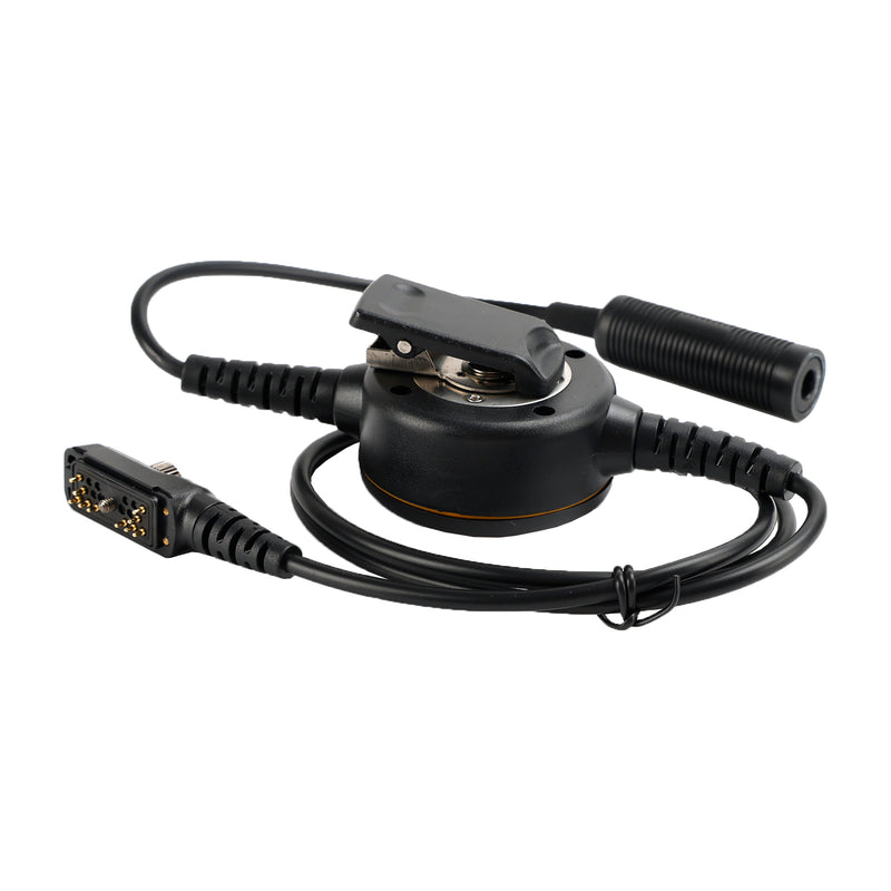 7.1-A3 Transparent Tube Headset with Mic 6-Pin U94 PTT For Hytera PD780/700G/580