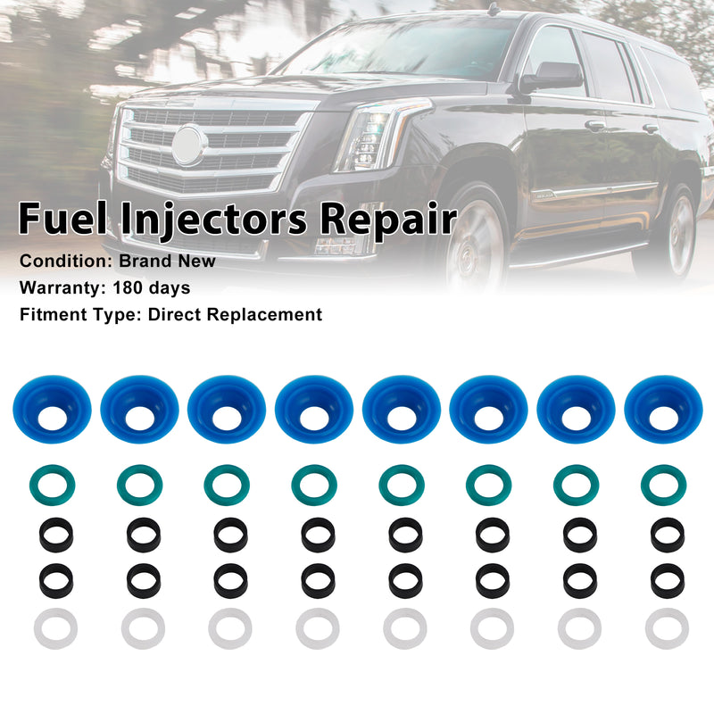 Fuel Injector O-Ring Kit Fit Chevrolet Silverado 1500 2019-2019 Fit Camaro