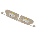 2PCS Beige Sun Visor Left & Right 96401-3TA2A 96400-3TA2A For Nissan Altima 2013-2018