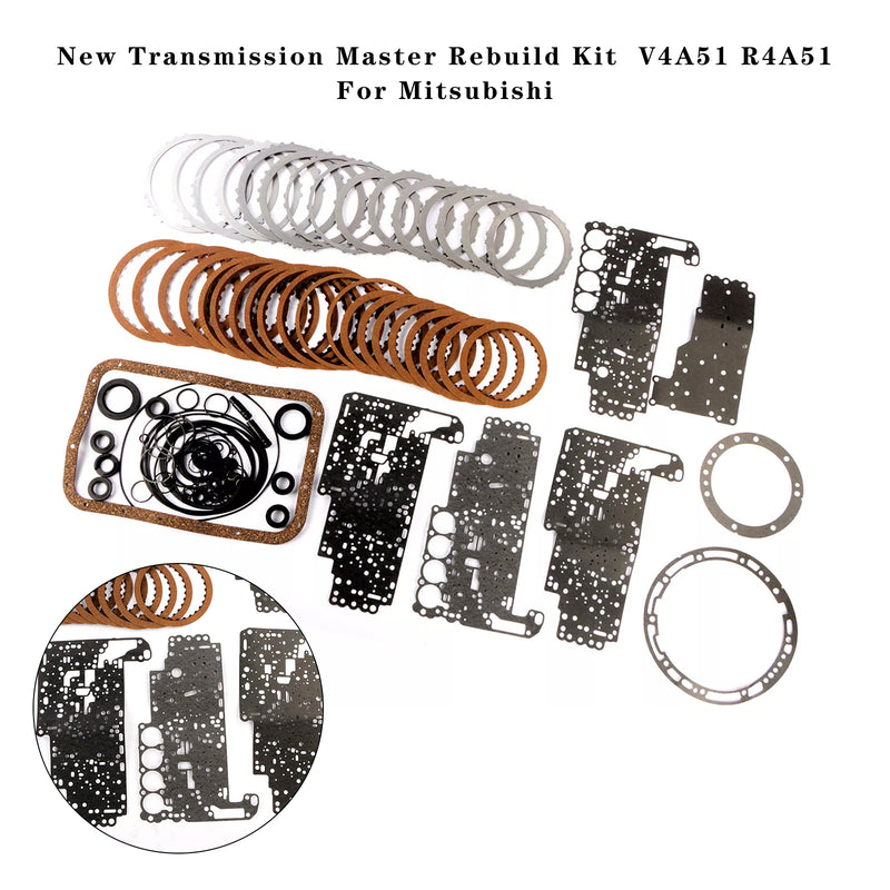 New Transmission Master Rebuild Kit  V4A51 R4A51 For Mitsubishi