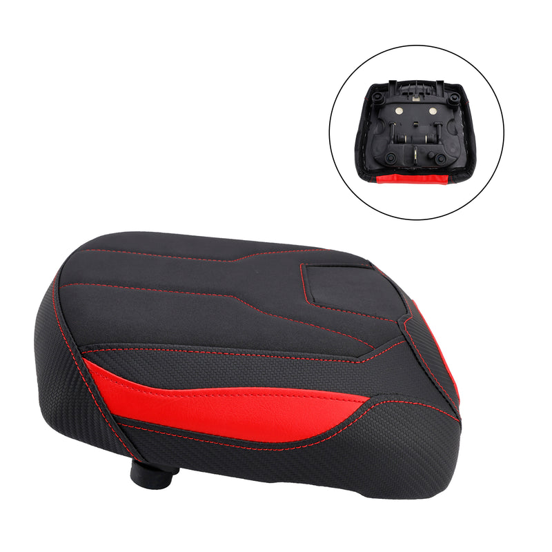 Rear Passenger Seat Cushion Pu Pillion Flat Black For Yamaha Tracer 9 Gt 21-23 Black