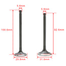 Head Intake & Exhaust Valves Seals Kit For Yamaha 3YF-12121-00 5KM-12111-00