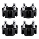 2" Wheel Spacers Kit Cable Golf Carts Lug Nuts Black For Yamaha Club Car Ezgo