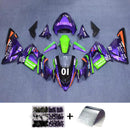 Injection Fairing Kit Bodywork Plastic ABS fit For Kawasaki ZX10R 2004-2005