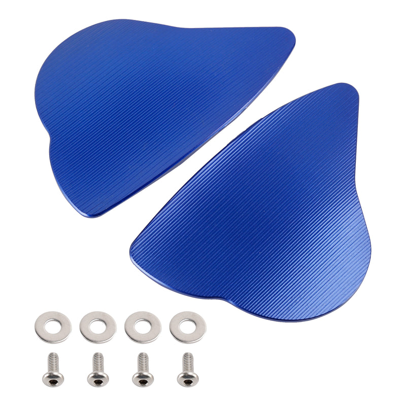 CNC Aluminum Mirror Block Off Plates For Yamaha YZF-R6 YZF-R7 2017-2024