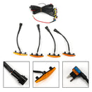 Toyota 4Runner 2014-2023 TRD Pro 4PCS Plastic Car Grille LED Lights Light