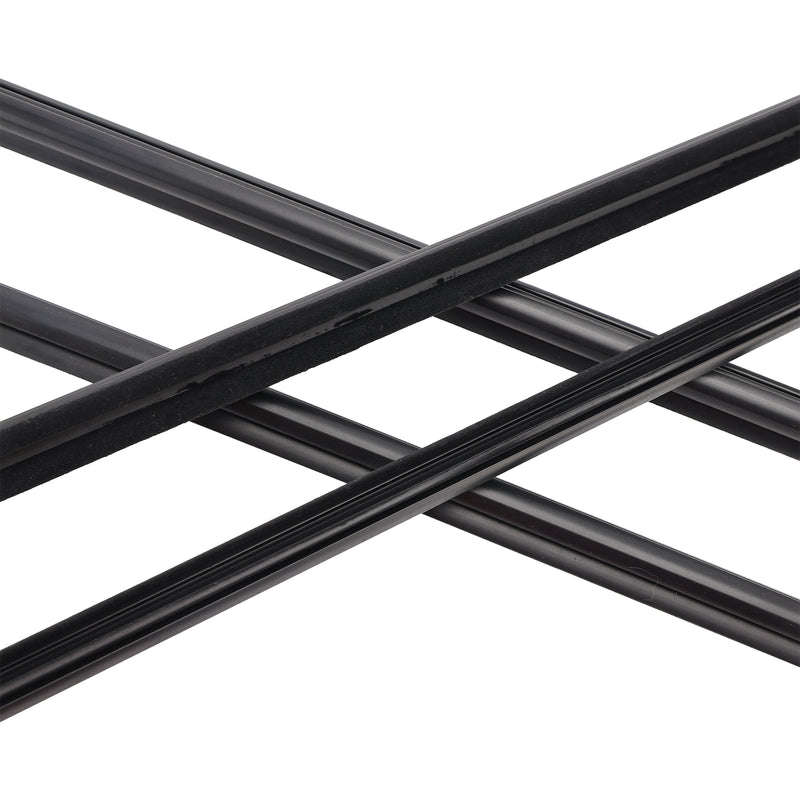 4PCS Door Glass Belt Outer Molding Weatherstrip For Toyota Prius 2010-2015