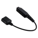 K Interface 2Pin Headset Port Converter Cable for Sepura STP8000 STP8030 STP8035