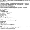 2PCS Dowel Pins 551342 Engine to Transmission Alignment Pin Stock Length 1.125"