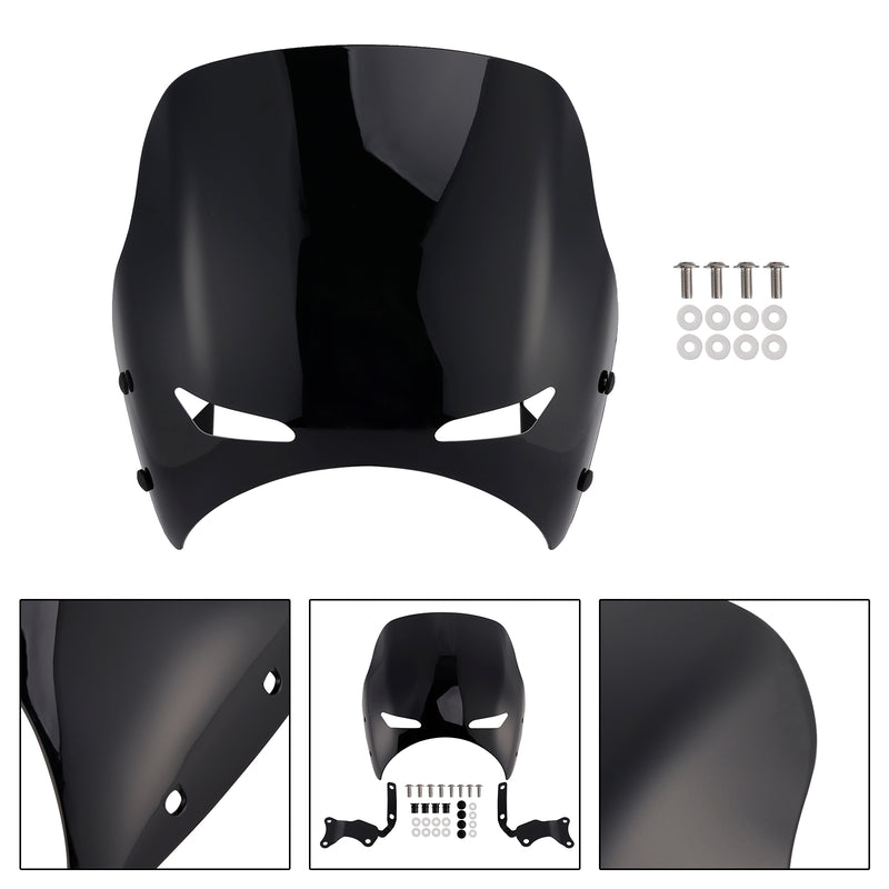 Windshield WindScreen fit for HONDA CB400 SUPER FOUR 19-22 Black
