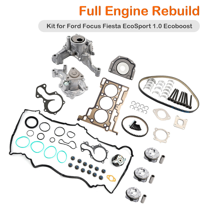 Full Engine Rebuild Kit for Ford Focus Fiesta EcoSport 1.0 Ecoboost