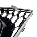 Front Bumper Honeycomb Fog Grille Cover For Audi A1 2010-2014 Black