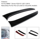 2012-2019 BMW 1 Series F20 F21 Gloss Black Pair Rear Window Side Wing Spoiler