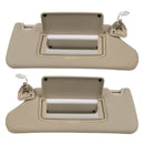 2PCS Beige Sun Visor Left & Right 96401-3TA2A 96400-3TA2A For Nissan Altima 2013-2018