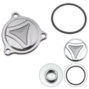 CNC OIL FILTER COVER GRAY FOR SUZUKI DRZ400 DRZ 400S DRZ 400SM DRZ400E 05-2025
