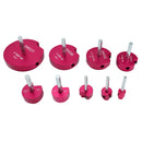 9PCS PVC Pipe Reamer Kit Fitting Socket Saver SCH Plumbing Tools For 1/2" Drills