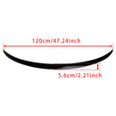 Gloss Black Rear Boot Spoiler For Tesla Model 3 17-23 Original Factory Style