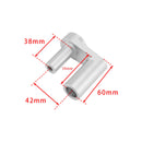 SPESSORI RIALZI RISER MANUBRIO ARGENTO PER BMW R1200RT R1250RT 2014-2024