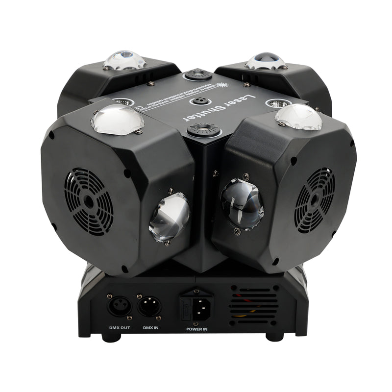 200W 16 LED Laser Moving Head RGBW Stage Light DMX Spotlight Lighting Effect