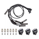 6x Spark Plug+3x DR39 Ignition Coil +6x Wires For Buick Lucerne 3.8L 96-08
