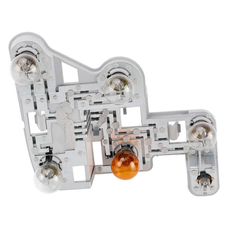 Left+Right Tail Lamp Bulb Holder with Bulbs For Mercedes W204 C-Class 2007-2010