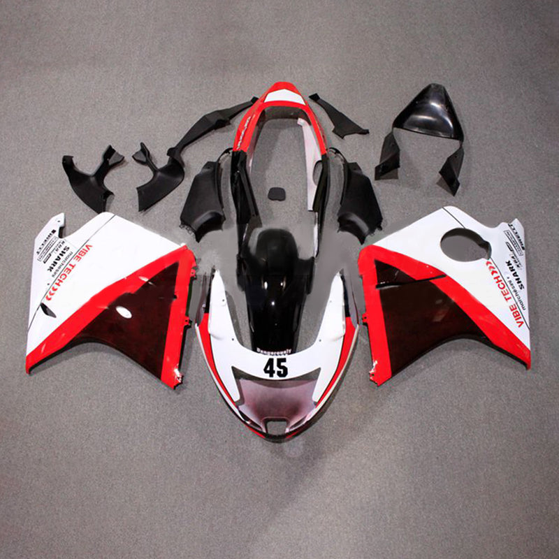 Amotopart Honda CBR1100XX SuperBlackBird 1996-2007 Fairing Kit Bodywork ABS