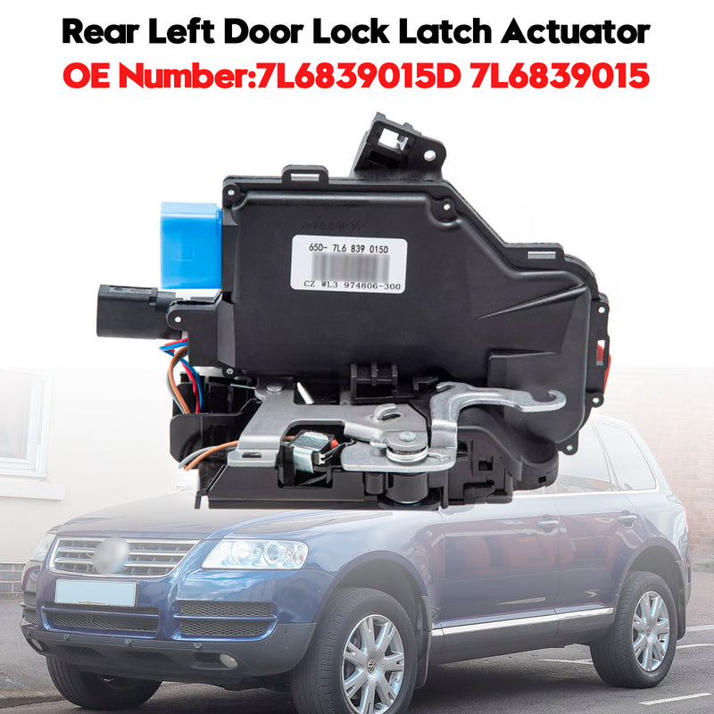 Rear Left Door Lock Latch Actuator 7L6839015D For VW Touareg 2005-2010