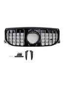 2024+ Fit Mercedes Benz GLB X247 GLB200 GLB250 Chrome+Black Front Bumper Grille