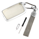 Lexus IS GS ES RX Alloy Aluminum TPU Soft Film Car Key Gray Case Cover