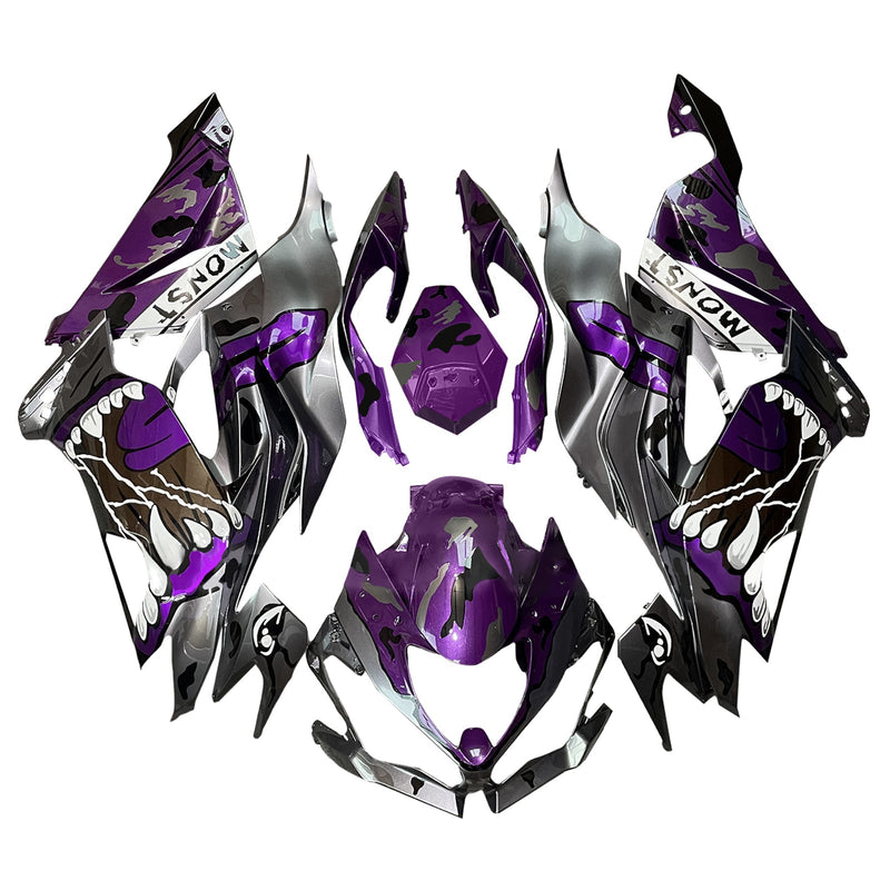 Injection Fairing Kit Bodywork Plastic ABS fit For Kawasaki ZX6R 2019-2023