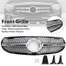 Diamond Front Bumper Grille Fit Mercedes-Benz X253 GLC250 GLC300 2020-2022