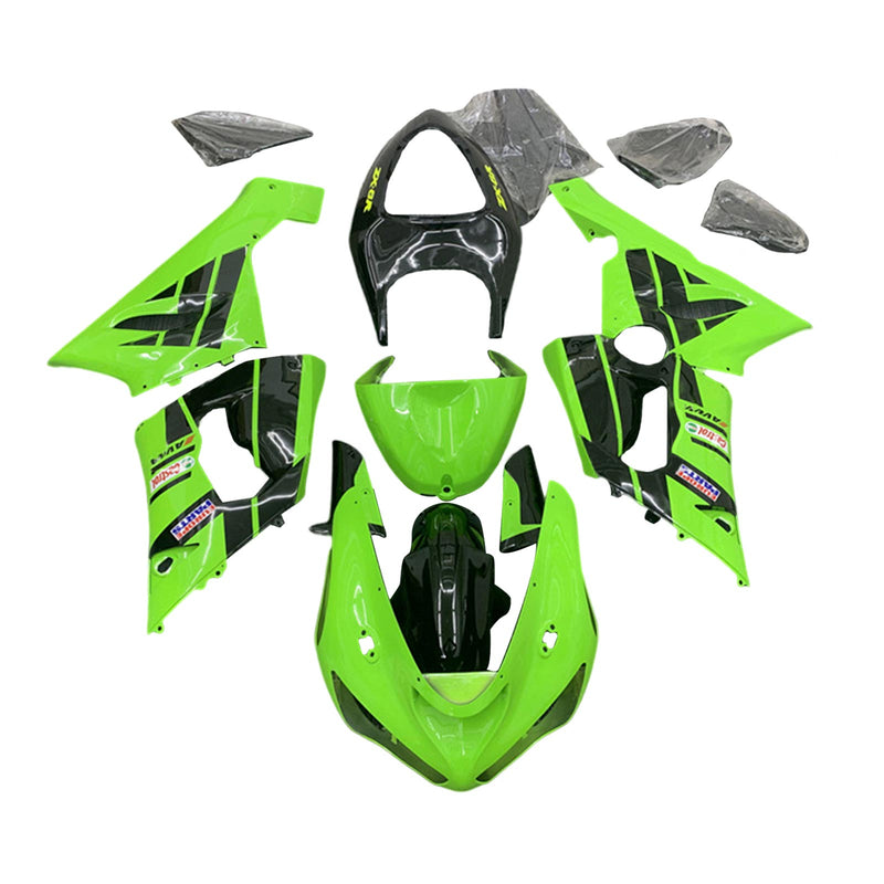 Amotopart Kawasaki ZX6R 636 2005-2006 Fairing Kit Bodywork Plastic ABS