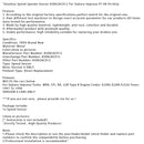 Gearbox Speed Speedo Sensor 85082AC012 For Subaru Impreza 97-98 V4 Only