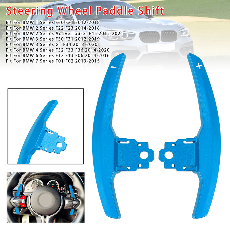 Paddle Shifter Extension For BMW F Series F30 F31 F32 F10 X3 X5 Aluminium Blue
